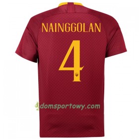 Koszulka AS Roma Nainggolan 4 Domowe Koszulki Piłkarskie 2018-2019 Krótki Rękaw